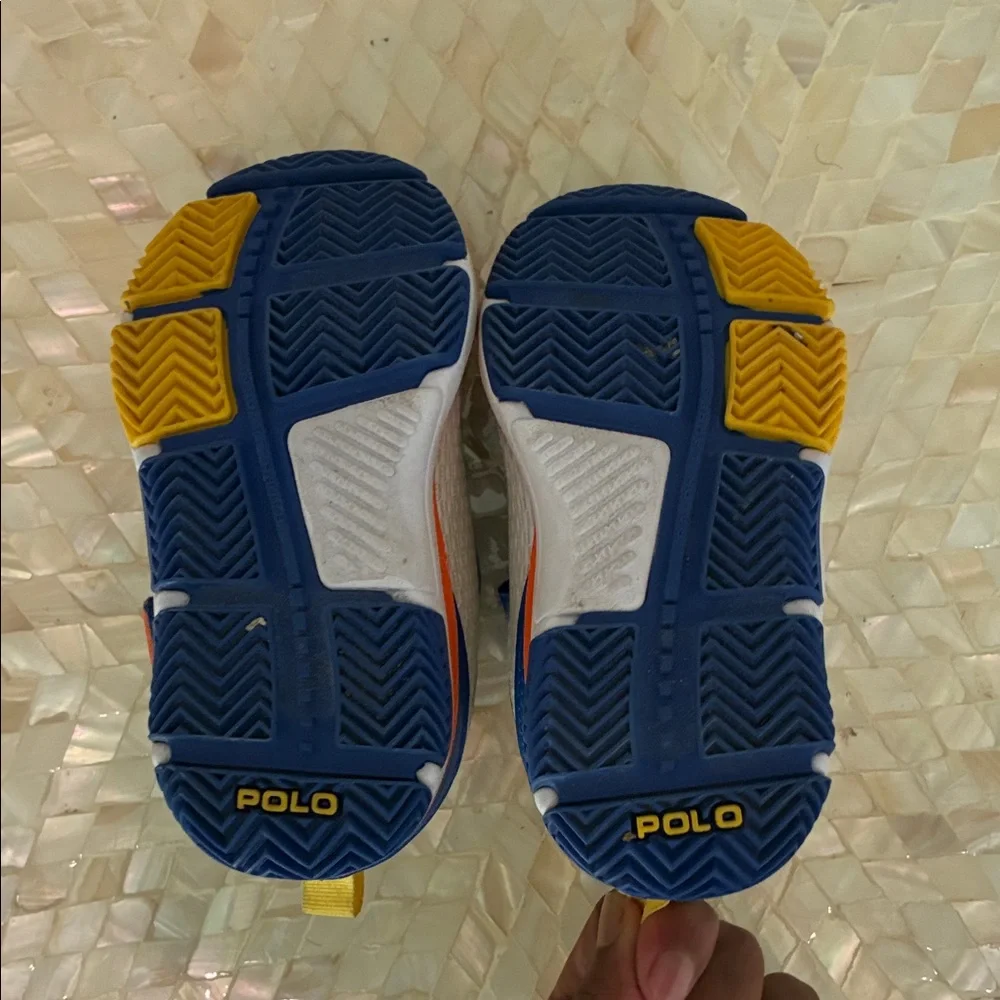 Ralph Lauren Multicolor Kids Sneakers with Velcro
